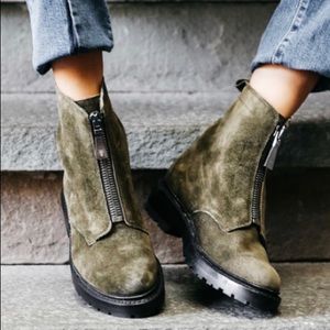 Frye Julie Front Zip Boots